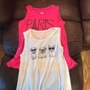Girl’s tank tops